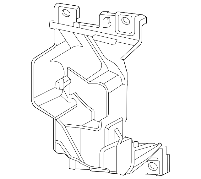 Ford F-250 Super Duty/F-350 Super Duty/F-450 Super Duty Fog Light Bracket LED Fog Lamps - FO2602113