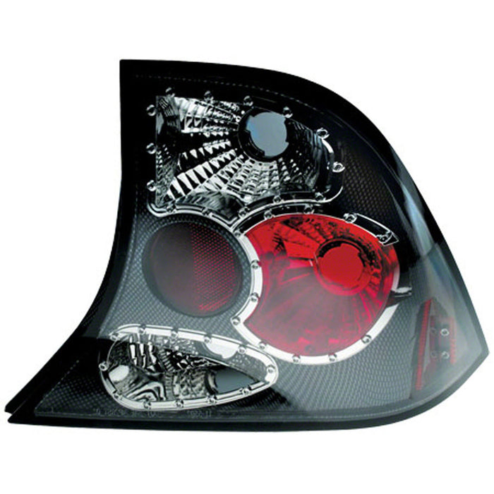 Ford Focus Tail Light Set W/Carbon Fiber Painted Housing W/Clear Lens 4 Door Sedan - FO2811134