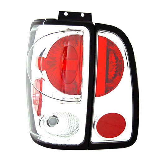 Lincoln Navigator Tail Light Set 4-Lamp Set W/Chrome Housing - FO2811165