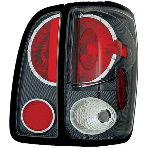 Lincoln Navigator Tail Light Set 4-Lamp Set W/Carbon Fiber Painted Housing - FO2811166