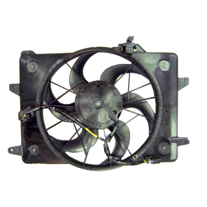 2000-2002 Ford Crown Victoria/Lincoln Town Car/Mercury Grand Marquis Engine Cooling Fan Assembly Electric Fan Assembly From 4/8/00 - FO3115121-Partify-Painted-Replacement-Body-Parts