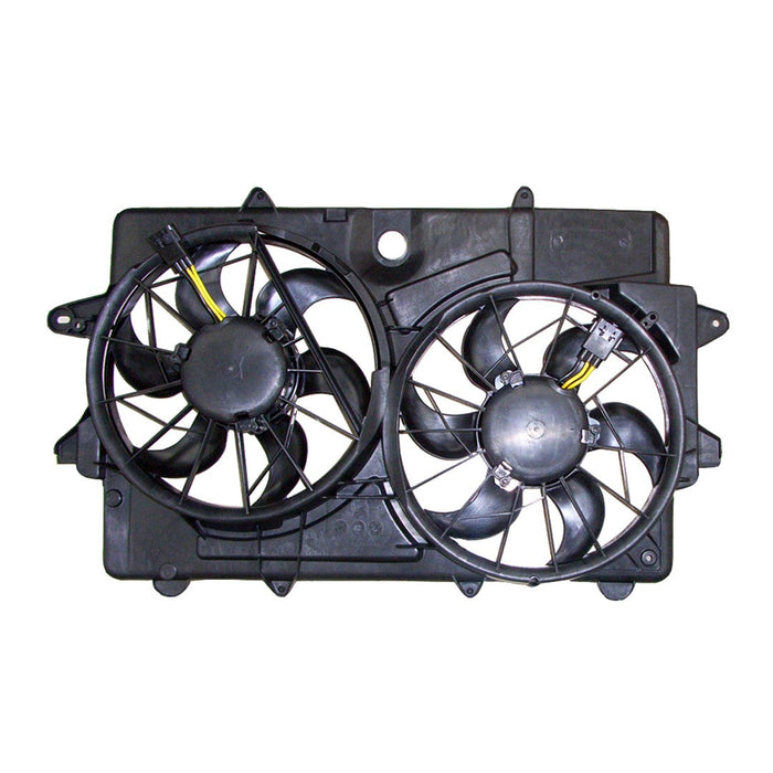 2007-2008 Ford Escape XLS/XLT/Mercury Mariner Base/Convenience Engine Cooling Fan Assembly Dual Fan Assembly 2.3L L4 - FO3115167-Partify-Painted-Replacement-Body-Parts