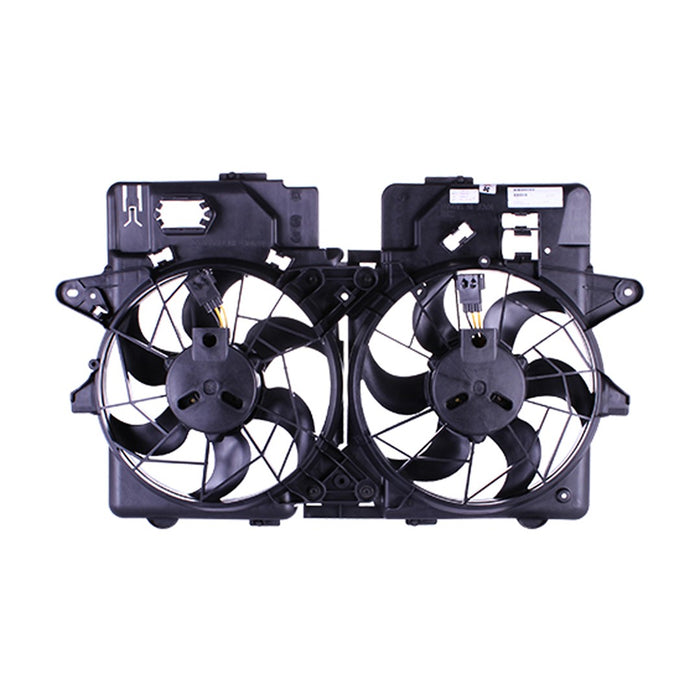 2005-2007 Mercury Mariner Luxury/Premier Engine Cooling Fan Assembly Dual Fan Assembly 3L V6 - FO3115173-Partify-Painted-Replacement-Body-Parts