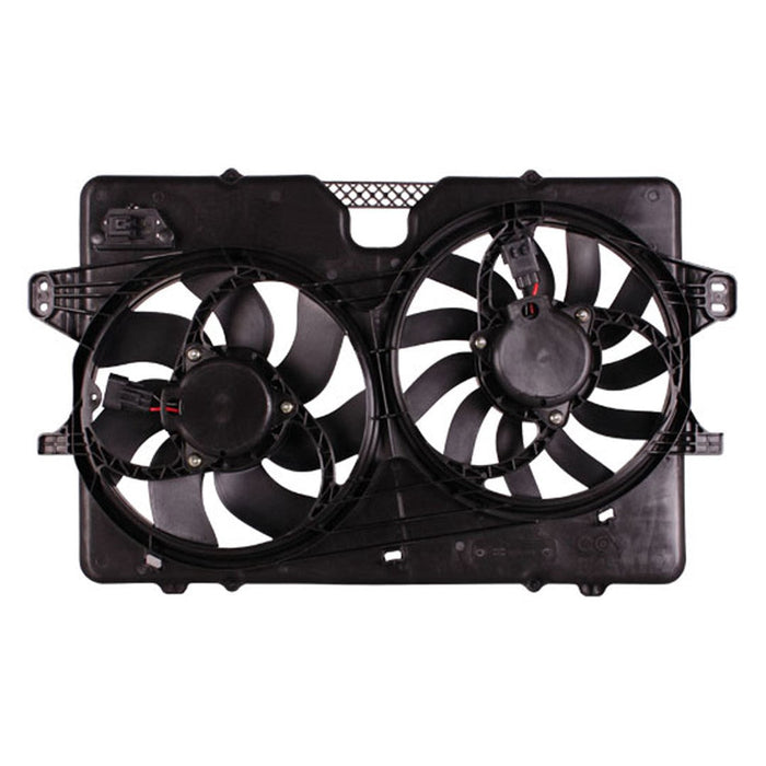 2009-2012 Ford Escape Limited/XLS/XLT/Mercury Mariner Base/Premier Engine Cooling Fan Assembly Dual Fan Assembly 2.5L L4 - FO3115176-Partify-Painted-Replacement-Body-Parts