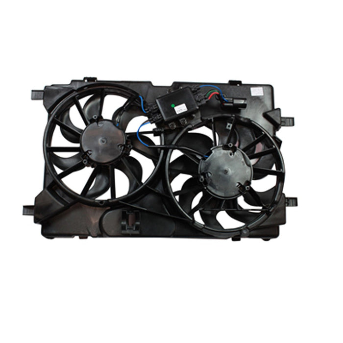 2010-2012 Ford Fusion Sport/Lincoln MKZ Engine Cooling Fan Assembly 3.5L V6 - FO3115181-Partify-Painted-Replacement-Body-Parts