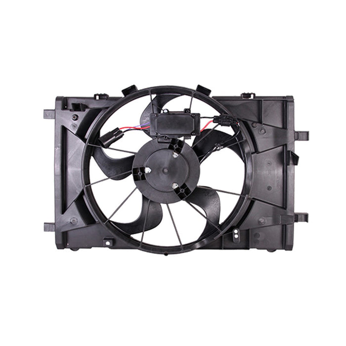 2010-2012 Ford Fusion Hybrid/S/SE/SEL/Mercury Milan Engine Cooling Fan Assembly 2.5L L4/3L V6 - FO3115183-Partify-Painted-Replacement-Body-Parts