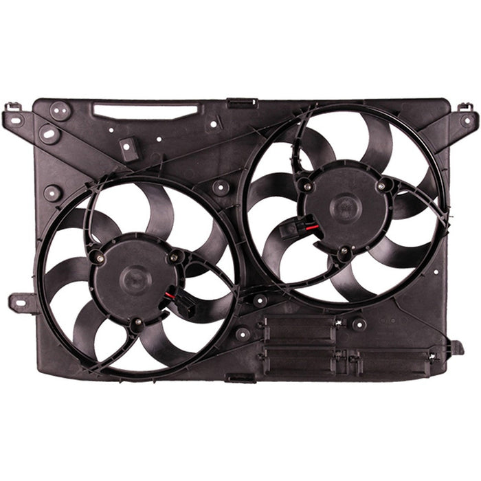 2013-2020 Ford Fusion Advance/S/SE/SE Luxury/SEL/Titanium Engine Cooling Fan Assembly 2.5L L4/2L L4 Turbocharged - FO3115197-Partify-Painted-Replacement-Body-Parts