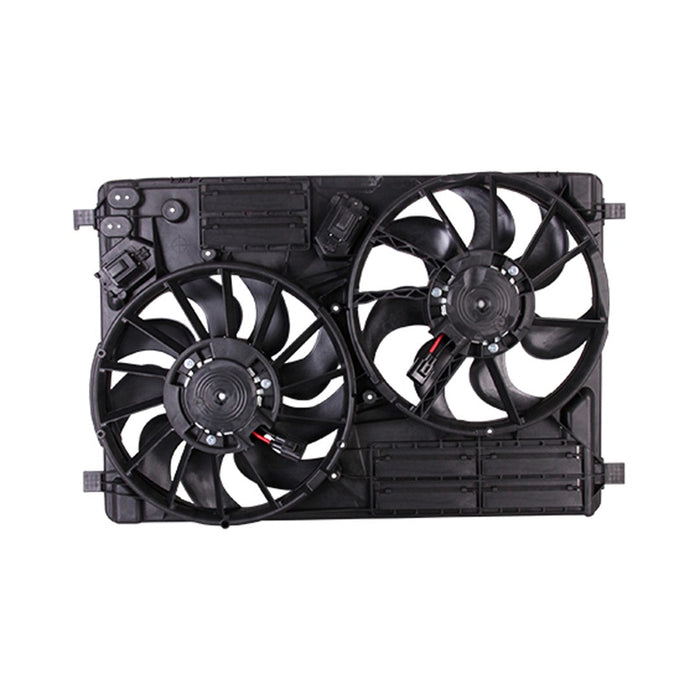 2015-2019 Ford Escape/Lincoln MKC Engine Cooling Fan Assembly W/Towing Pkg W/Resistor 2L L4 Turbocharged - FO3115215-Partify-Painted-Replacement-Body-Parts