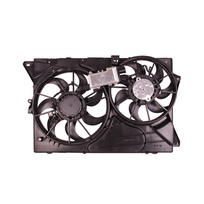 2010-2012 Ford Explorer/Flex/Lincoln MKT Engine Cooling Fan Assembly W/Controller 2L L4 Turbocharged/3.5L V6/3.5L V6 Turbocharged/3.7L V6 - FO3115222-Partify-Painted-Replacement-Body-Parts