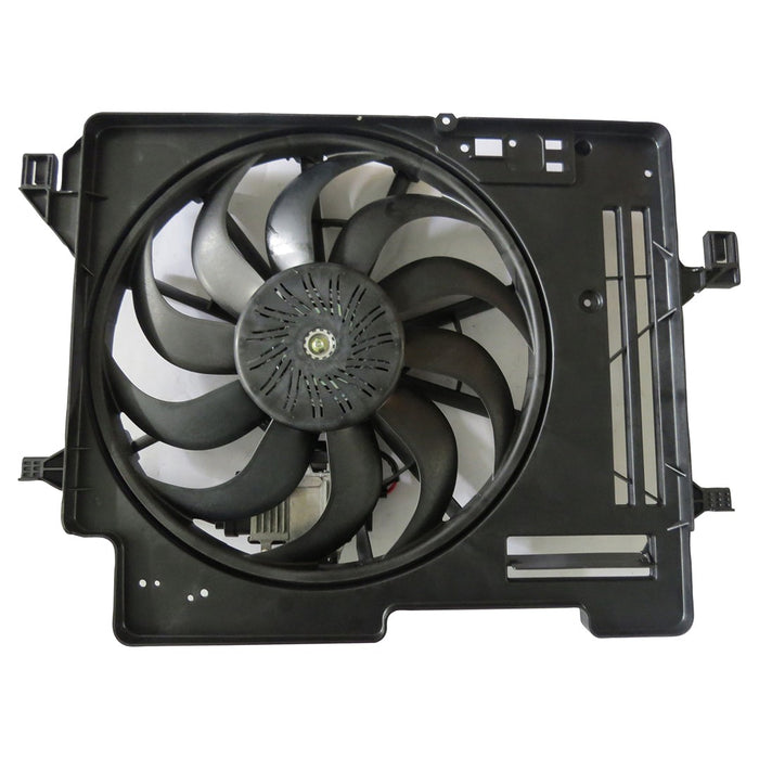 2016 Ford Focus Engine Cooling Fan Assembly To 9-28-16 Hatchback/Sedan - FO3115226-Partify-Painted-Replacement-Body-Parts