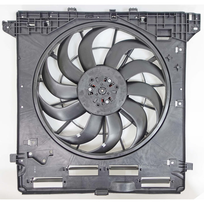 2020-2023 Ford Explorer Limited Hybrid/Platinum Hybrid Engine Cooling Fan Assembly W/Towing Pkg - FO3115239-Partify-Painted-Replacement-Body-Parts