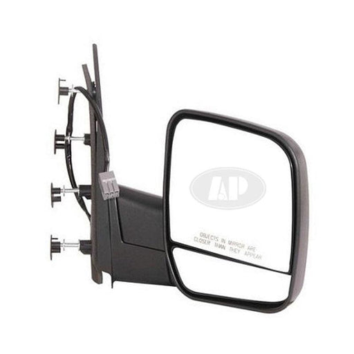 2003-2006 Ford Econoline Passenger Side Door Mirror Power Textured With Dual Glass - FO1321254-Partify-Painted-Replacement-Body-Parts