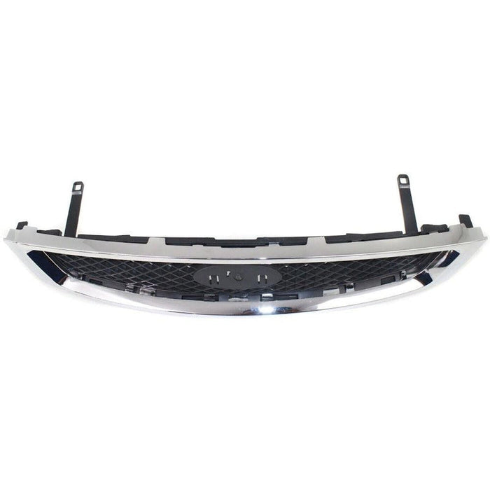 2005-2007 Ford Focus Grille Chrome Black - FO1200430-Partify-Painted-Replacement-Body-Parts