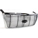 2007-2008 Ford Pickup Ford Lightduty Grille Chrome With Chrome Frame Lariat - FO1200502-Partify-Painted-Replacement-Body-Parts