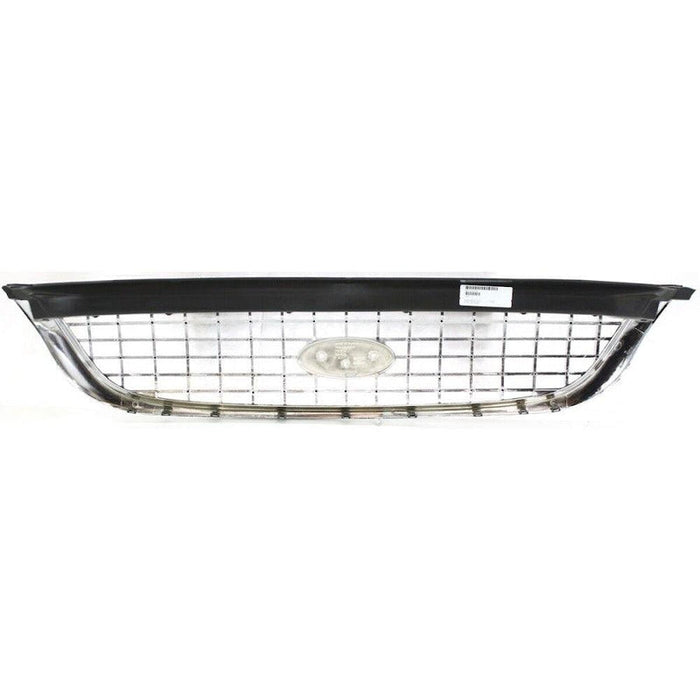 2001-2003 Ford Windstar Grille Chrome Exclude Limited - FO1200392-Partify-Painted-Replacement-Body-Parts