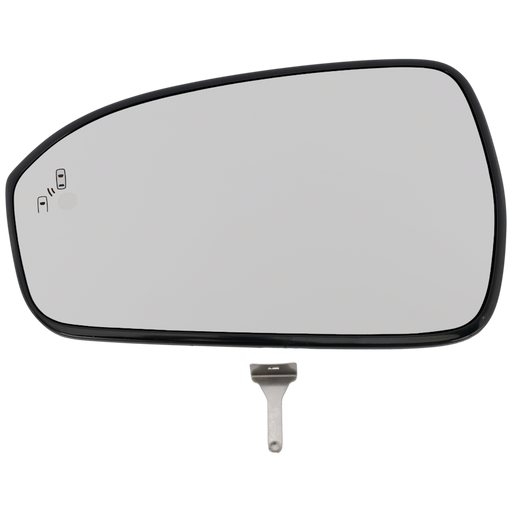 2013-2020 Ford Fusion Energi Platinum/Energi SE/Energi SEL/Energi Titanium/Platinum Hybrid/S Hybrid/SE Hybrid/SE LUX Hybrid/SEL Hybrid/Titanium Hybrid Driver Side Door Mirror Glass Heated W/Blis - FO1324171-Partify-Painted-Replacement-Body-Parts