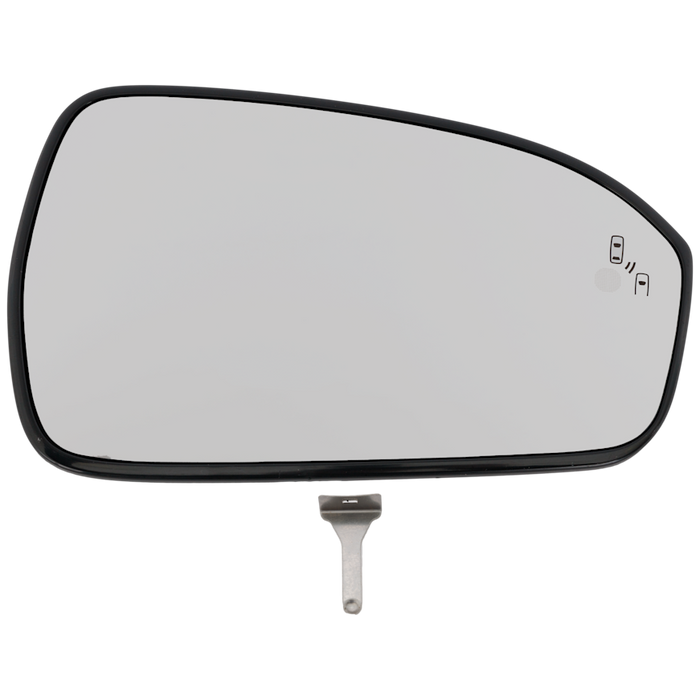2013-2020 Ford Fusion Energi Platinum/Energi SE/Energi SEL/Energi Titanium/Platinum Hybrid/S Hybrid/SE Hybrid/SE LUX Hybrid/SEL Hybrid/Titanium Hybrid Passenger Side Door Mirror Glass Heated W/Blis - FO1325171-Partify-Painted-Replacement-Body-Parts