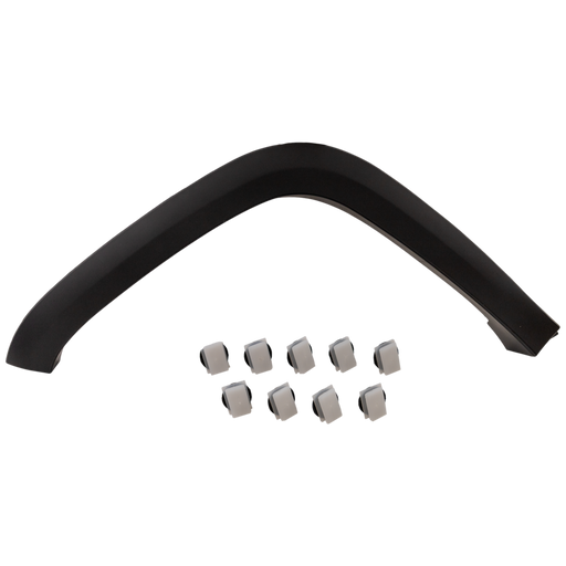 2019-2023 Jeep Cherokee 80th Anniversary/Altitude/Altitude Lux/High Altitude/Latitude/Latitude Lux/Latitude Plus/Limited/North/Overland/Sport/Trailhawk/Trailhawk Elite/Upland/X Front Driver Side Wheel Arch Molding Front Rearward - CH1290135-Partify-Painted-Replacement-Body-Parts