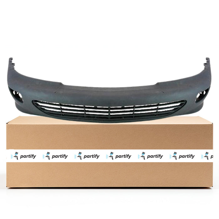 1995-1999 Chevrolet Cavalier Base/LS/RS CAPA Certified Front Bumper Deluxe Trim Non-Textured - GM1000616C-Partify-Painted-Replacement-Body-Parts