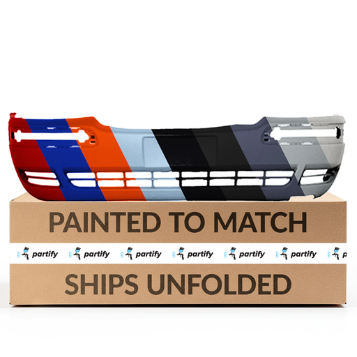 2001-2005 Chevrolet Venture Front Bumper With Tow Hook Cut-Out - GM1000649-Partify-Painted-Replacement-Body-Parts