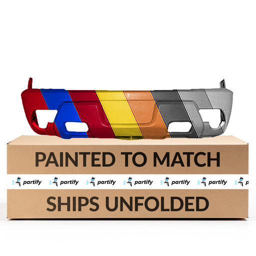 2003-2006 Chevrolet Avalanche 2500 CAPA Certified Front Bumper W/Body Cladding Dark Charcoal - GM1000681C-Partify-Painted-Replacement-Body-Parts