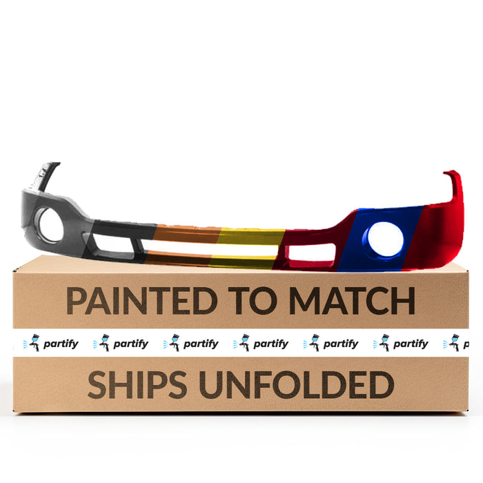 2003-2006 GMC Sierra 1500 SLE Front Bumper W/Fog Lamps - GM1000800-Partify-Painted-Replacement-Body-Parts