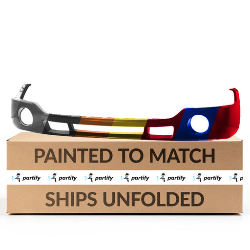 2003-2006 GMC Sierra 1500 SLE Front Bumper W/Fog Lamps - GM1000800-Partify-Painted-Replacement-Body-Parts