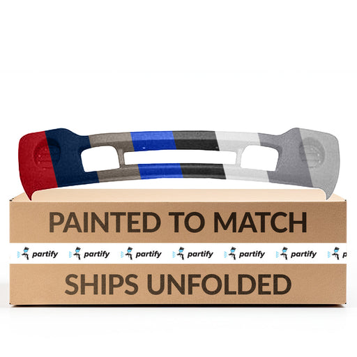 2003-2006 GMC Sierra 1500 SLE Front Bumper W/O Fog Lamps - GM1000801-Partify-Painted-Replacement-Body-Parts