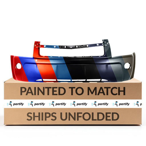 2005-2006 Chevrolet Equinox LS/LT CAPA Certified Front Bumper W/Fog Lamps Matte Gray - GM1000882C-Partify-Painted-Replacement-Body-Parts