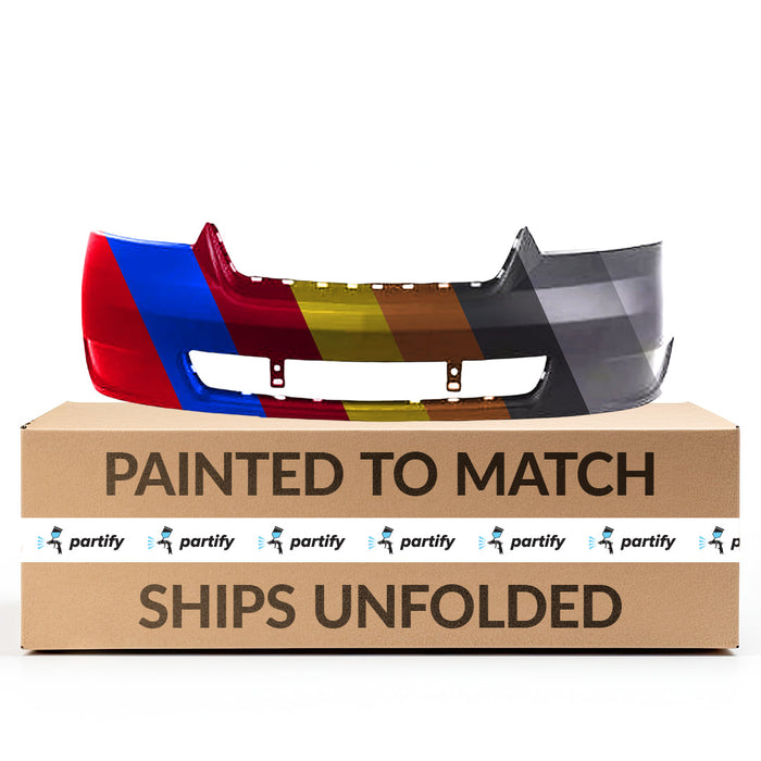 2006-2008 Chevrolet Malibu LS/LT CAPA Certified Front Bumper W/O Fog Lamps Matte - GM1000886C-Partify-Painted-Replacement-Body-Parts