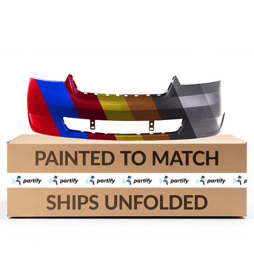 2006-2008 Chevrolet Malibu LS/LT CAPA Certified Front Bumper W/O Fog Lamps Matte - GM1000886C-Partify-Painted-Replacement-Body-Parts