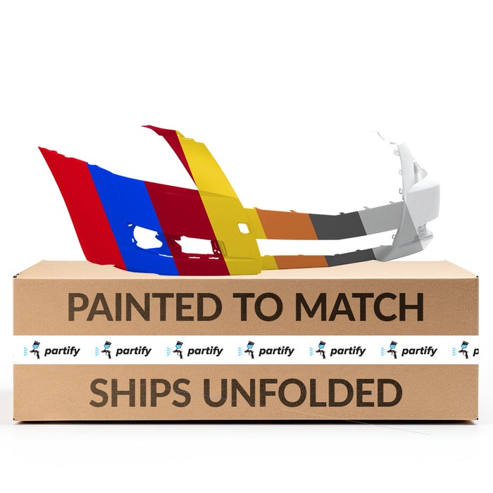 2008-2014 Cadillac CTS 3.0L/3.6L/Base/Coupe/Luxury/Performance/Premium CAPA Certified Front Bumper W/Hid H/Lamps W/O Headlamp Washer Holes Coupe/Wagon - GM1000909C-Partify-Painted-Replacement-Body-Parts