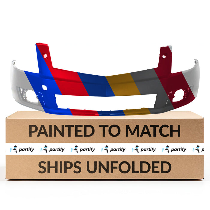 2010-2012 Cadillac SRX CAPA Certified Front Bumper W/Headlamp Washer W/O Front Object Sensors - GM1000915C-Partify-Painted-Replacement-Body-Parts