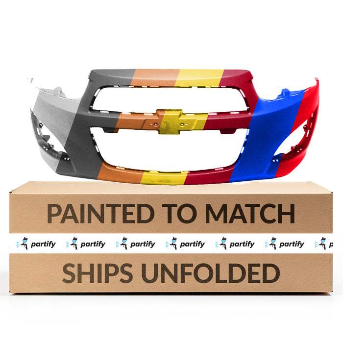 2013-2016 Chevrolet Sonic RS Front Bumper - GM1000955-Partify-Painted-Replacement-Body-Parts