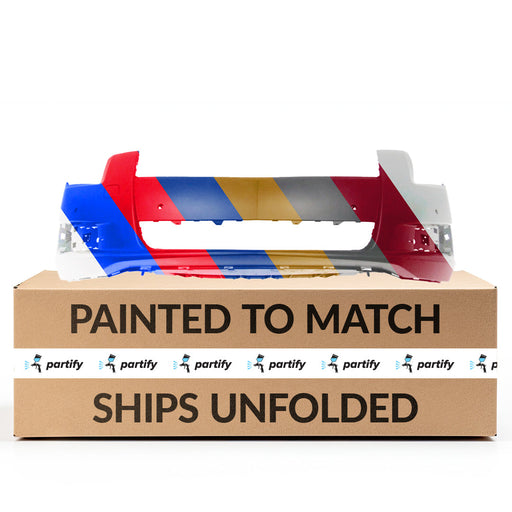 2014-2017 Cadillac XTS CAPA Certified Front Bumper W/Drl W/Pdc W/Collision W/Steering Aid - GM1000984C-Partify-Painted-Replacement-Body-Parts