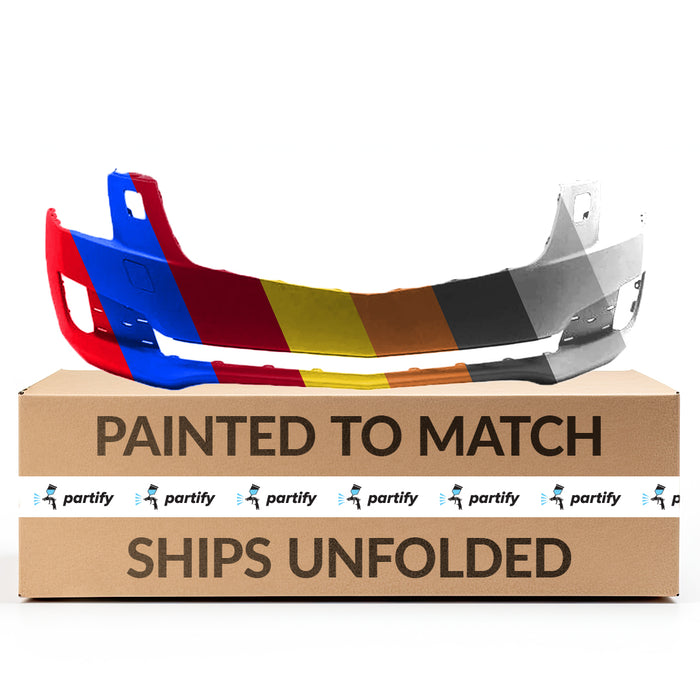 2015-2019 Cadillac ATS Base CAPA Certified Front Bumper W/O Adaptive Cruise Control W/O Park Assist Coupe - GM1000986C-Partify-Painted-Replacement-Body-Parts