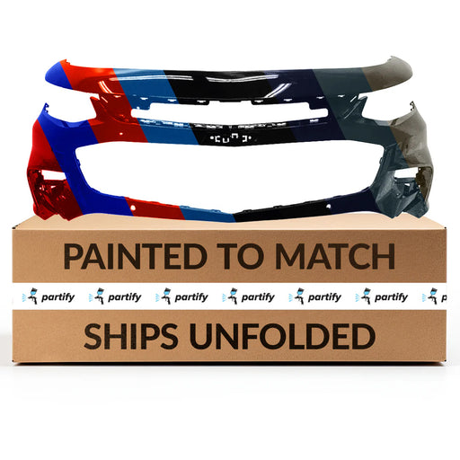 2016-2018 Chevrolet Malibu LT/Premier Front Bumper With Sensor Holes & With Parallel Parking Sensor Holes - GM1000A00-Partify-Painted-Replacement-Body-Parts