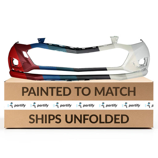 2016-2018 Chevrolet Cruze L/LS/LT/Premier Non-RS Front Bumper Without Sensor Holes - GM1000A01-Partify-Painted-Replacement-Body-Parts