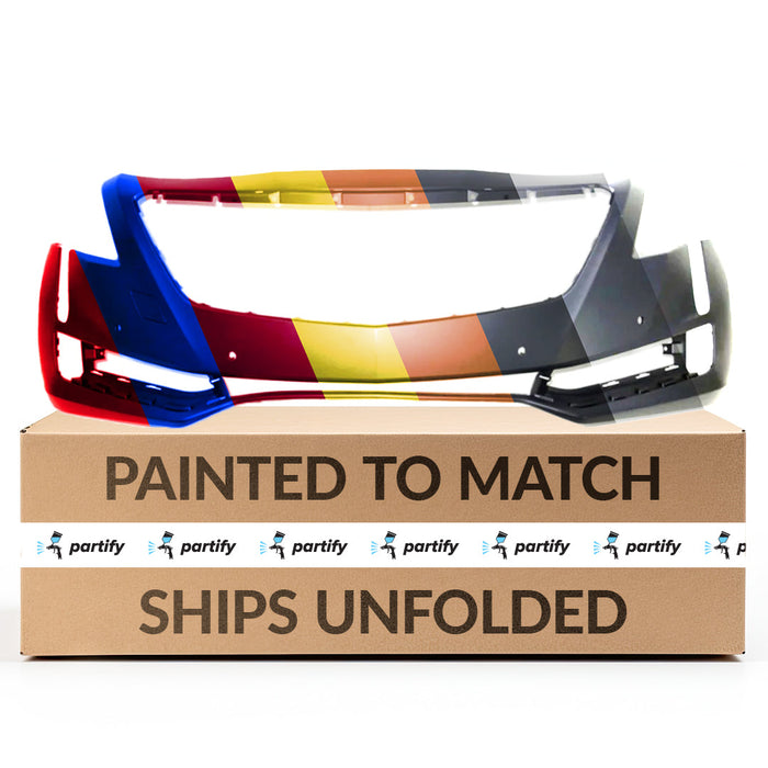 2016-2018 Cadillac CT6 Front Bumper Without Surround View & With Sensor Holes - GM1000A03-Partify-Painted-Replacement-Body-Parts