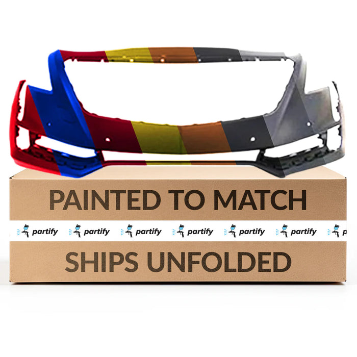 2016-2018 Cadillac CT6 Front Bumper With Surround View & With Sensor Holes - GM1000A04-Partify-Painted-Replacement-Body-Parts