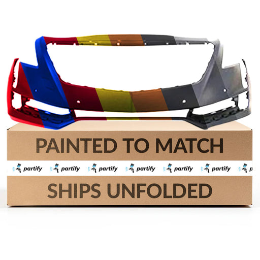 2016-2018 Cadillac CT6 Front Bumper With Surround View & With Sensor Holes - GM1000A04-Partify-Painted-Replacement-Body-Parts