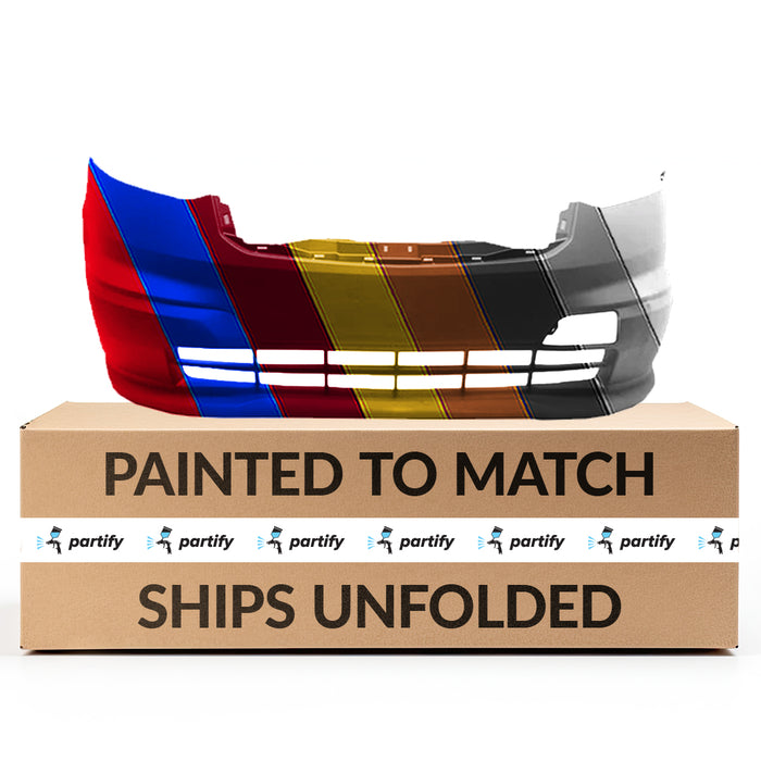 2015-2018 Chevrolet City Express Front Bumper Smooth Upper & Lower - GM1000A07-Partify-Painted-Replacement-Body-Parts