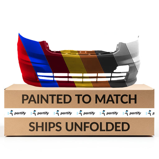 2015-2018 Chevrolet City Express Front Bumper Smooth Upper & Lower - GM1000A07-Partify-Painted-Replacement-Body-Parts