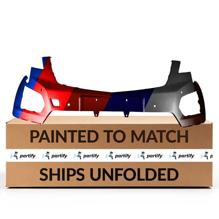 2017-2019 Cadillac XT5 Front Bumper With Sensor Holes - GM1000A15-Partify-Painted-Replacement-Body-Parts