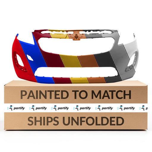 2014-2016 Chevrolet Spark EV CAPA Certified Front Bumper - GM1000A22C-Partify-Painted-Replacement-Body-Parts