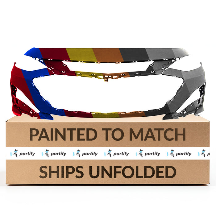 2019-2025 Chevrolet Malibu/Malibu Hybrid OEM Front Bumper Without Sensor Holes - 84543709-Partify-Painted-Replacement-Body-Parts