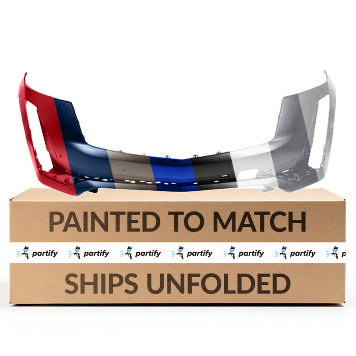 2021-2024 Cadillac Escalade/Escalade ESV Luxury/Premium Luxury/Premium Luxury Platinum/Sport/Sport Platinum Front Bumper W/O Advanced Park Assist System - GM1000A53-Partify-Painted-Replacement-Body-Parts