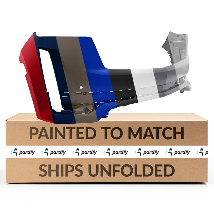 2021-2024 Cadillac Escalade/Escalade ESV Luxury/Premium Luxury/Premium Luxury Platinum/Sport/Sport Platinum CAPA Certified Front Bumper W/Advanced Park Assist System - GM1000A54C-Partify-Painted-Replacement-Body-Parts