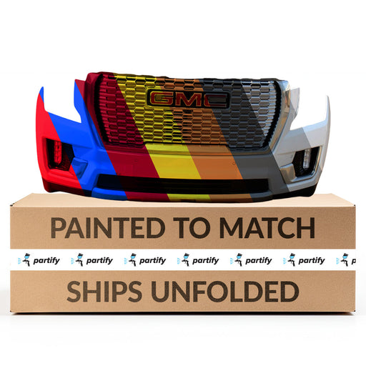 2023-2024 GMC Yukon/Yukon XL Denali/Denali Ultimate CAPA Certified Front Bumper W/Super Cruise - GM1000A55C-Partify-Painted-Replacement-Body-Parts