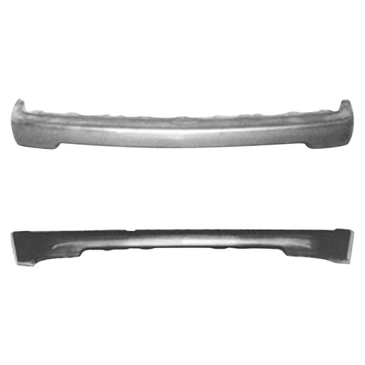 1998-2004 Chevrolet S10 Front Bumper Face Bar W/O Decor Package W/O Impact Strip - GM1002369-Partify-Painted-Replacement-Body-Parts